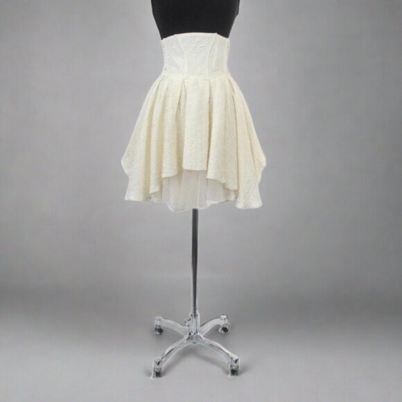 bebe Dresses & Skirts - Bebe Tiered Corset Mini Skirt M